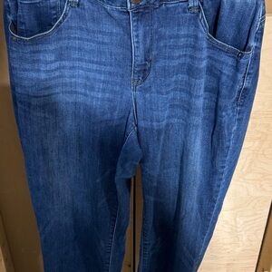 Wit & Wisdom Dark Indigo Pull-On Denim Pants